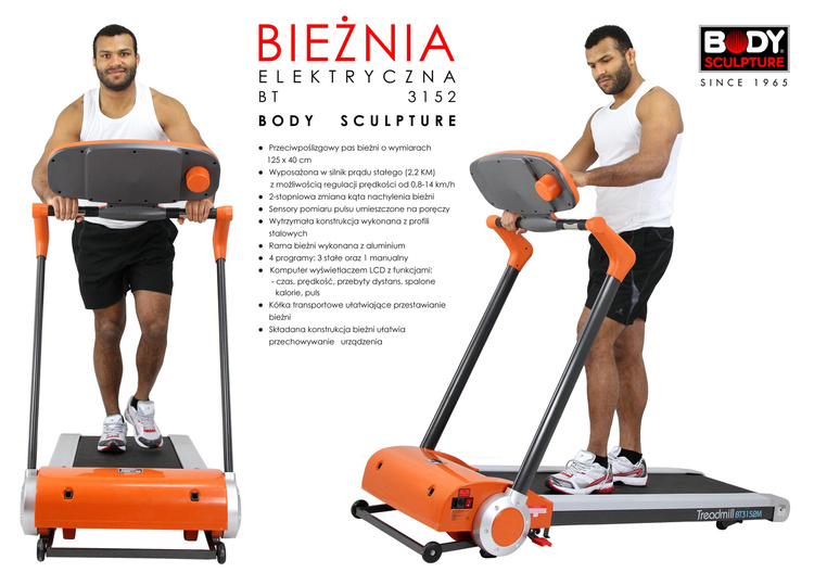 Bieżnia elektryczna BT 3152 - Body Sculpture
