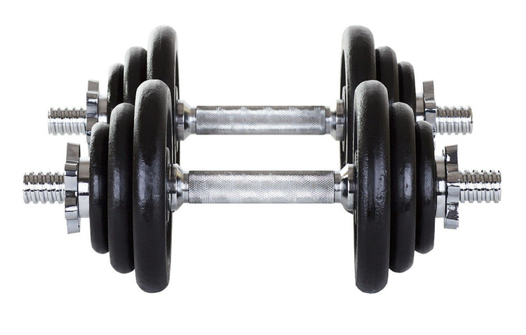 Hantle żeliwne 2 x 10 kg - Hop Sport