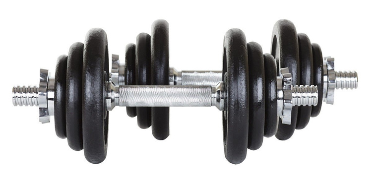 Hantle żeliwne 2 x 10 kg - Hop Sport