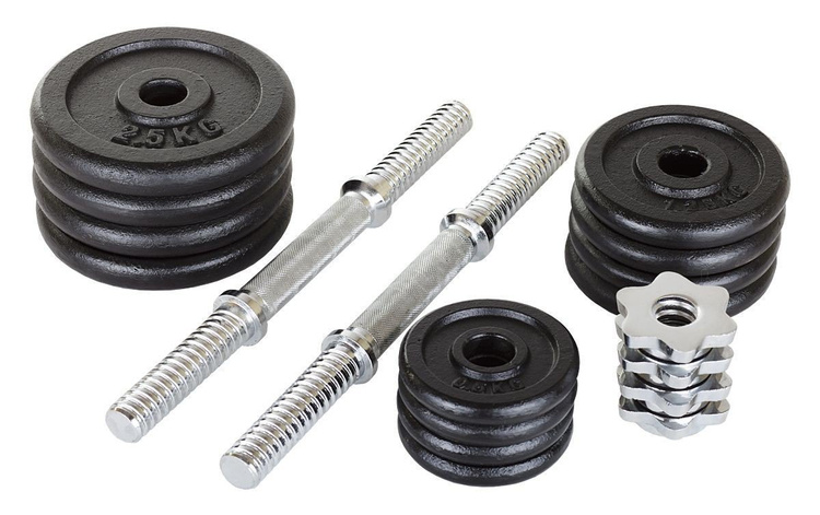 Hantle żeliwne 2 x 10 kg - Hop Sport