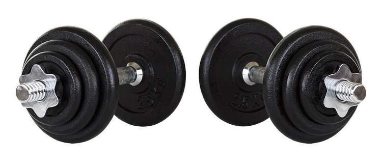 Hantle żeliwne 2 x 10 kg - Hop Sport