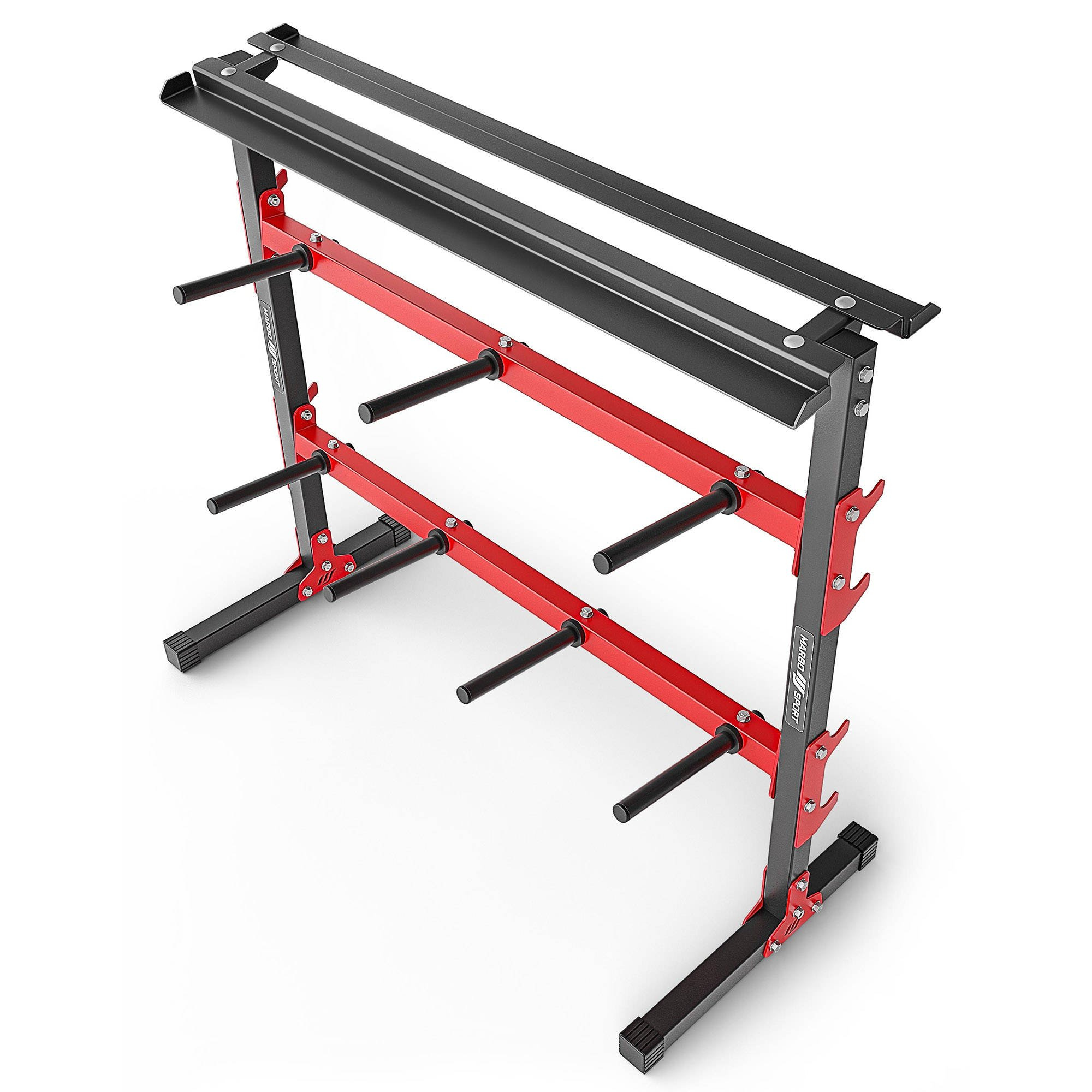 Soporte para pesas, mancuernas y barras MH-S207 - Marbo Sport 207  Barras  y platos de pesas \ Estanterías \ Estanterías para mancuernas Barras y  platos de pesas \ Estanterías \ Estanterías