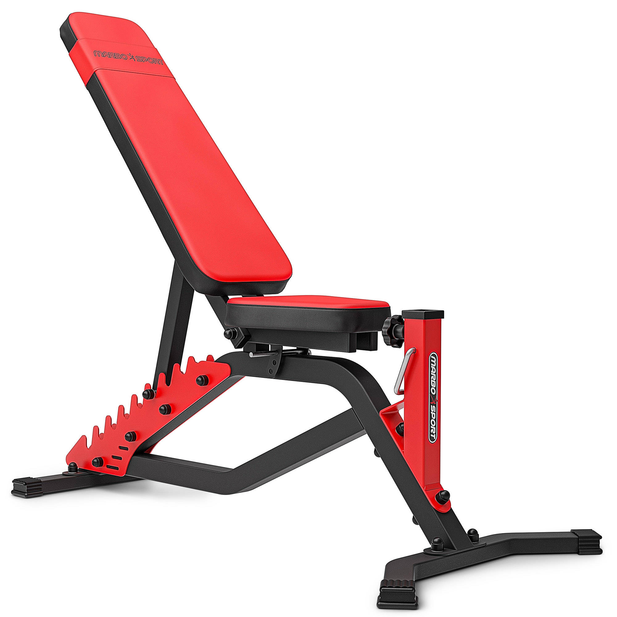 Ensemble MS1, Banc de musculation MS-L101 + supports pour barre (2 pièces)  MS-S101 - Marbo Sport non