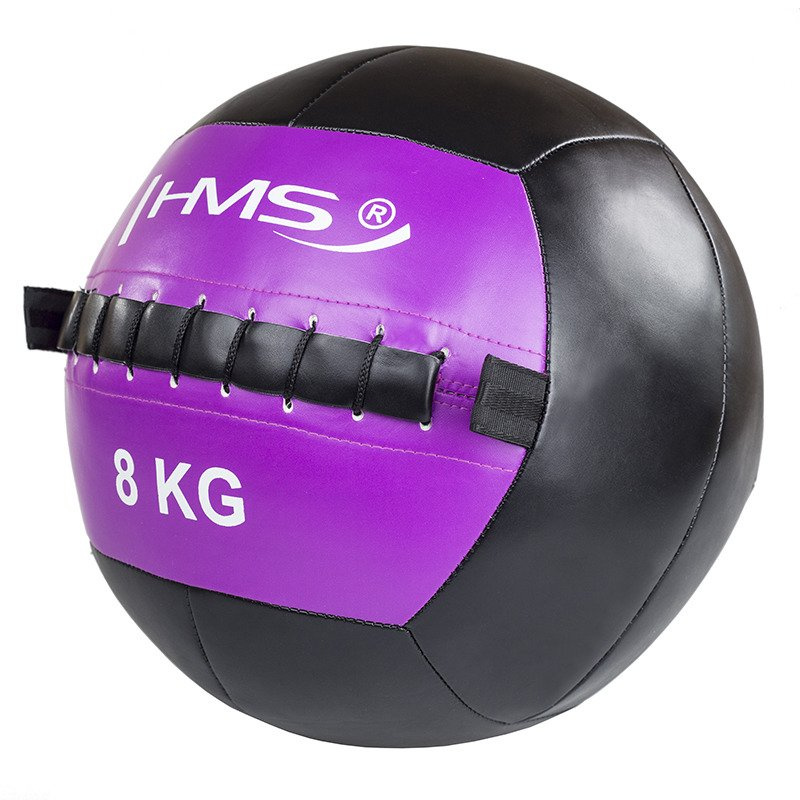 Piłka do ćwiczeń Wall Ball WLB8 8 kg - HMS