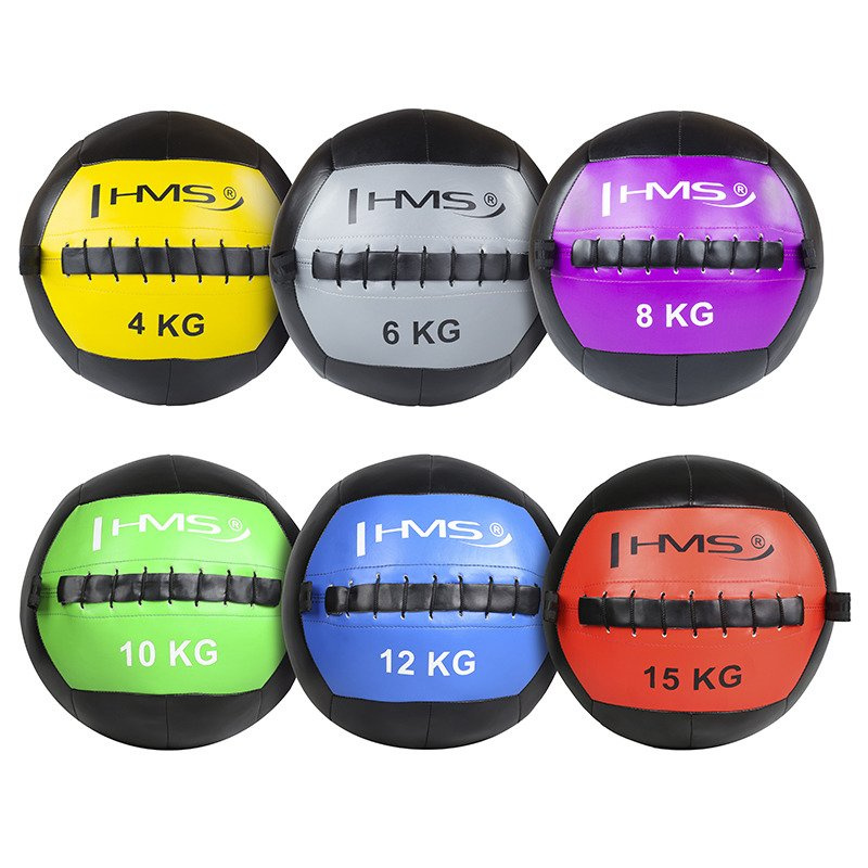 Piłka do ćwiczeń Wall Ball WLB8 8 kg - HMS