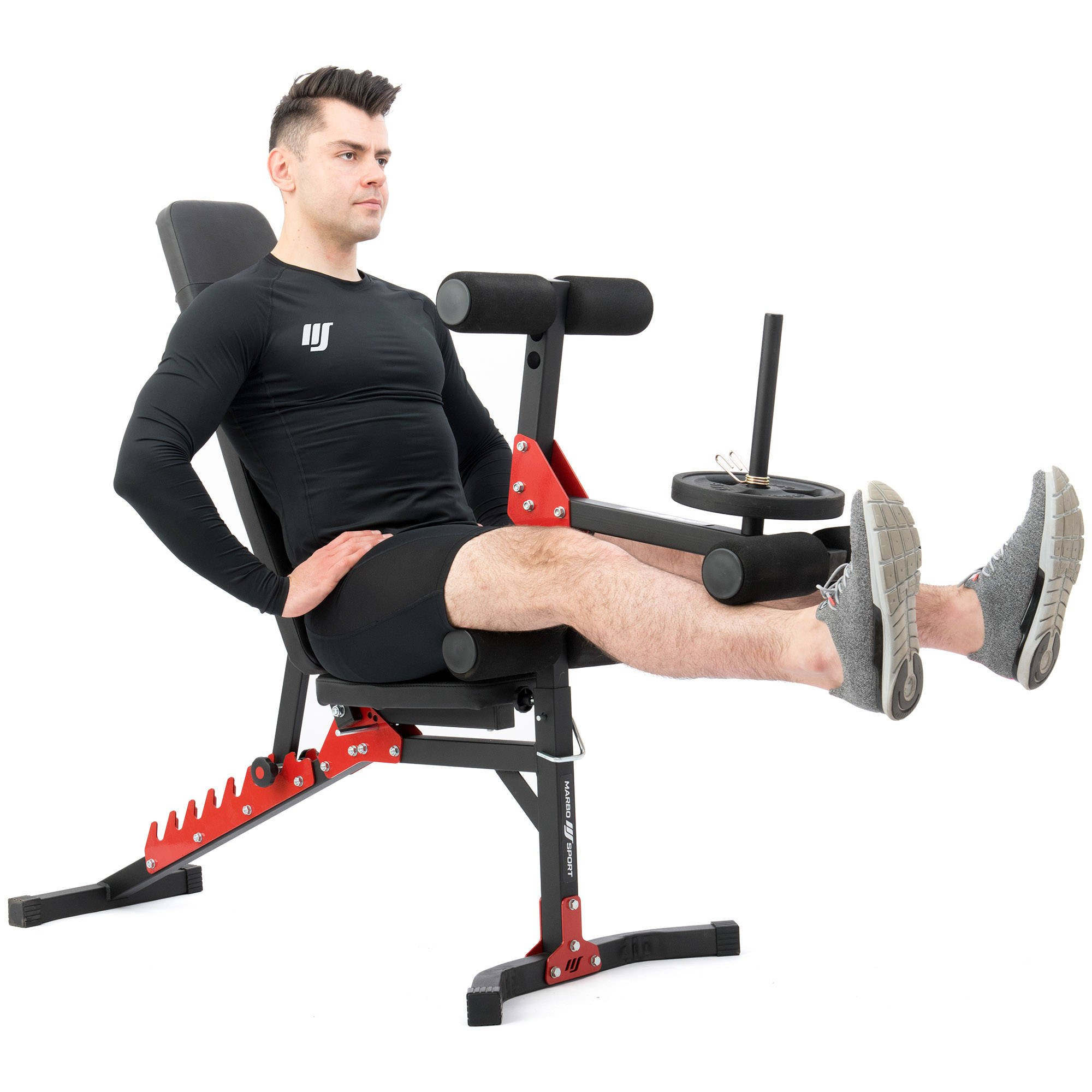 Entraîneur de jambes (jusqu'au banc de musculation) Home MH-A102 - Marbo  Sport  Équipement de force \ Bancs d'entraînement \ Accessoires pour bancs  de musculation Black Week 2023 Cyber Week 2023 Pour