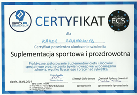 certyfikat