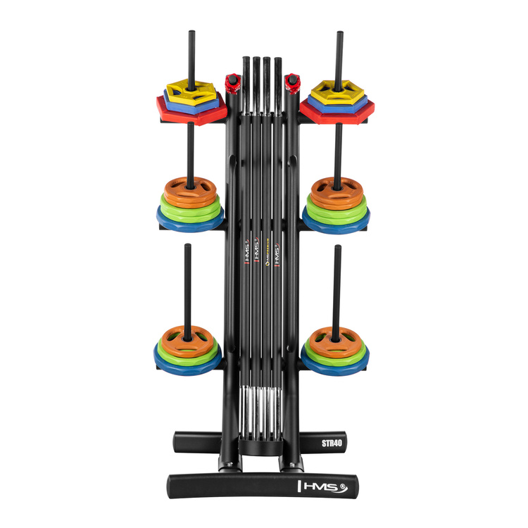 Stojak na obciążenia i sztangi treningu Pump - HMS