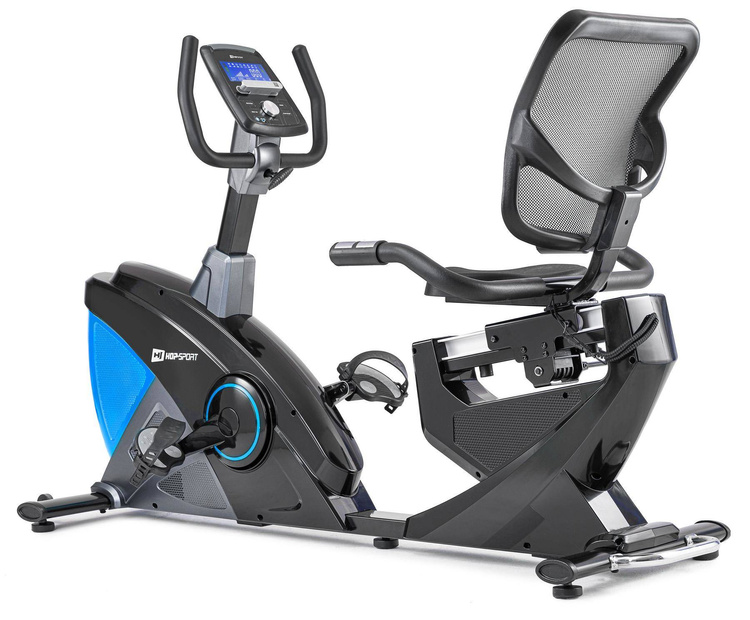 Rower poziomy HS-070L Helix z iConsole+ niebieski - Hop Sport