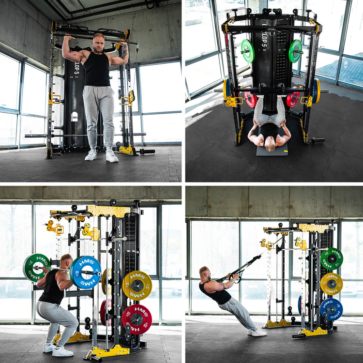 CYKLOP 5 ATLAS DO ĆWICZEŃ Z SUWNICĄ SMITHA SEMI COMMERCIAL HMS