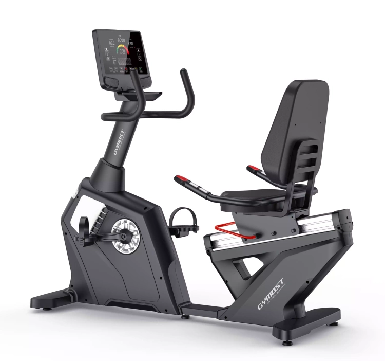 Rower Treningowy Elektromagnetyczny Poziomy R11 V4 LED HRC - Gymost