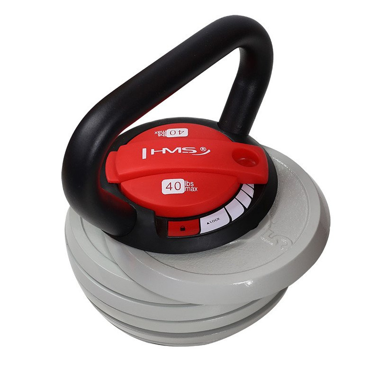 Hantla kettlebell regulowana 3,45-17,1 kg KR40 - HMS