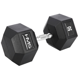 Hantla stalowa gumowana Hex Pro 50 kg - HMS