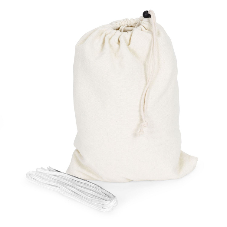 Dwuosobowy hamak ogrodowy bujak huśtawka leżak 200x150cm boho beżowy