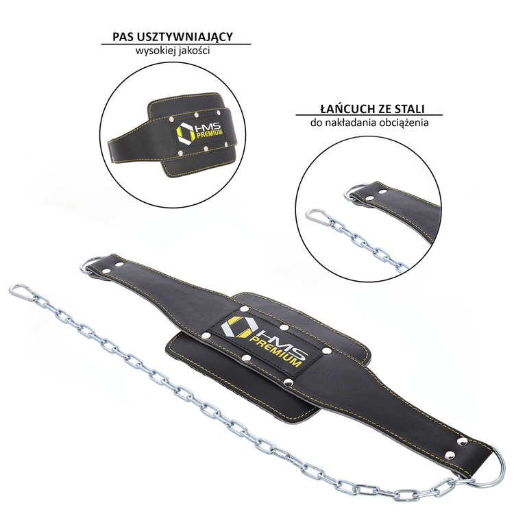 Pas obciążeniowy do ćwiczeń siłowych PSTX06 - HMS