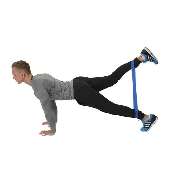 Guma do ćwiczeń GU04 niebieska 0,9 x 50 x 600 mm - HMS