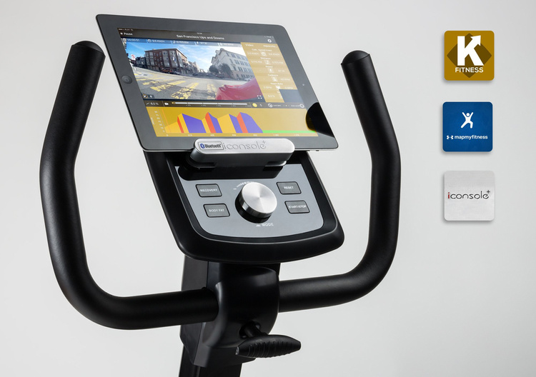 Rower leżący HS-070L Helix srebrny + mata - Hop Sport