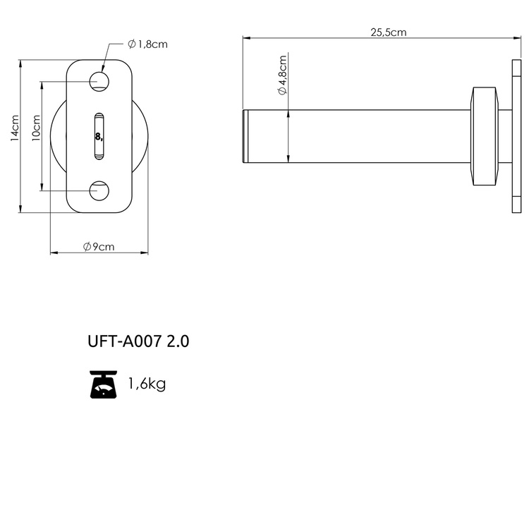 Tuleja na obciążenie do klatek RIG PRO 80x80 - UpForm