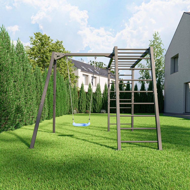 Huśtawka 1-stanowiskowa na łożyskach (dostawka do drabinki) PREMIUM MO-017 - Marbo Sport