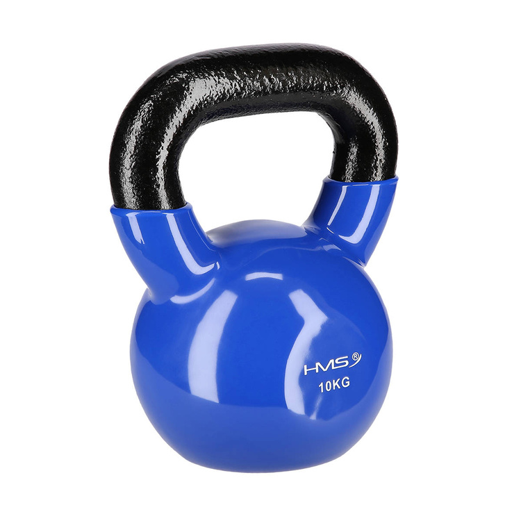 Hantla winylowa żeliwna kettlebell 10 kg - HMS