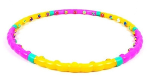 Magnetyczny hula-hop masażer SG-054-30 kulek - Sapphire