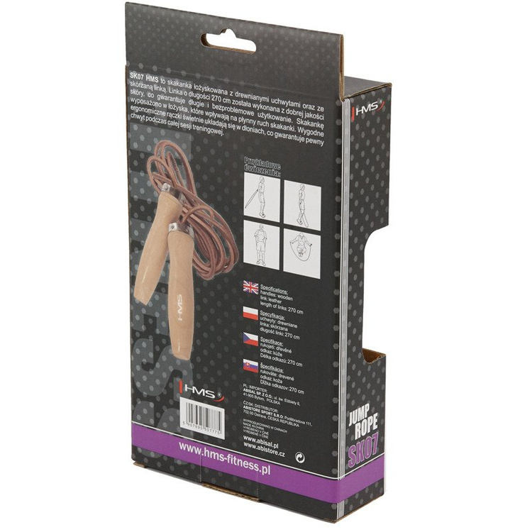 Skórzana skakanka 270 cm SK07 - HMS