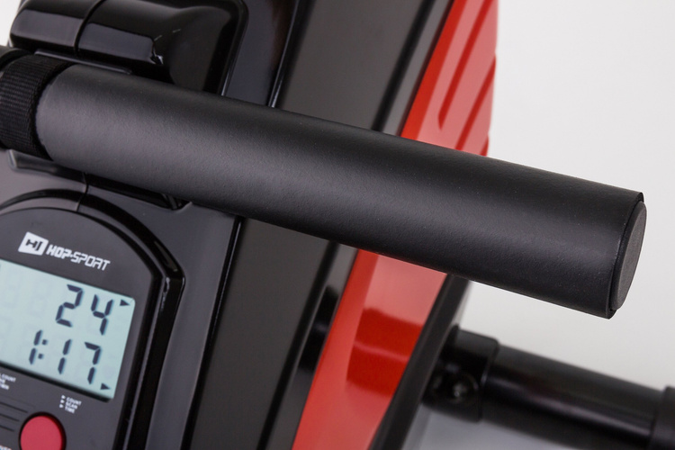 Wioślarz magnetyczny HS-060R Cross czerwony - Hop Sport