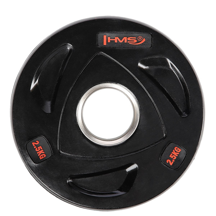 Obciążenie olimpijskie gumowane TOX02 2,5 kg - HMS