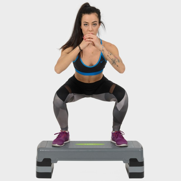 Step do aerobiku AS005 szary - HMS