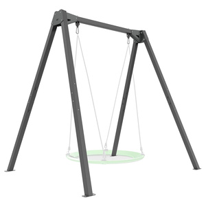 Huśtawka 1-stanowiskowa na łożyskach (stelaż) szeroka PREMIUM MO-015 - Marbo Sport