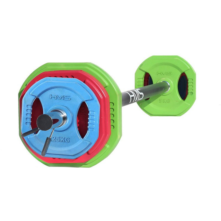 Zestaw SBP20 - sztanga fitness 20 kg do treningu Pump - HMS