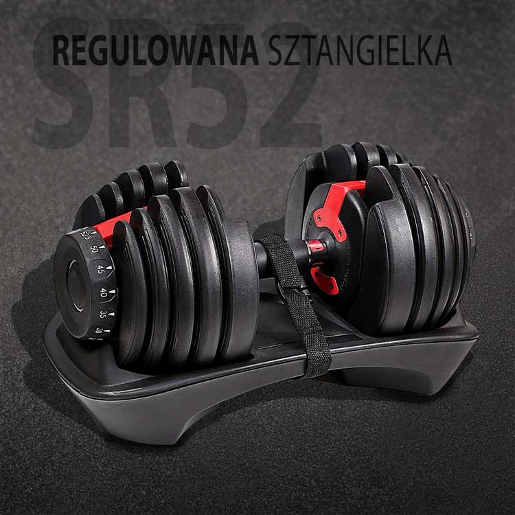 Hantla regulowana 23,8 kg SR52 - HMS