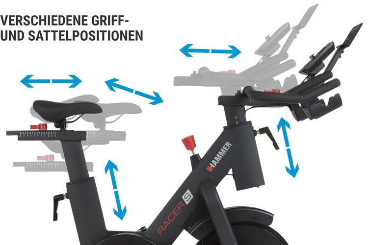 Rower spiningowy SPEED RACE S - Hammer