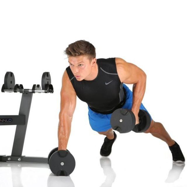 Hantle systemowe ze stojakiem Smartlock 20 kg - Finnlo