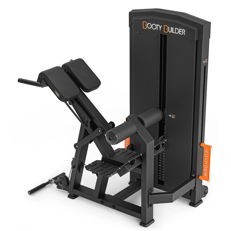 Maszyna ze stosem do treningu dolnych mięśni pleców i posladków BB Back Extension - Booty Builder