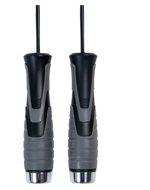 Skakanka speed z obciążnikami 2 x 100g BK 256 - Body Sculpture