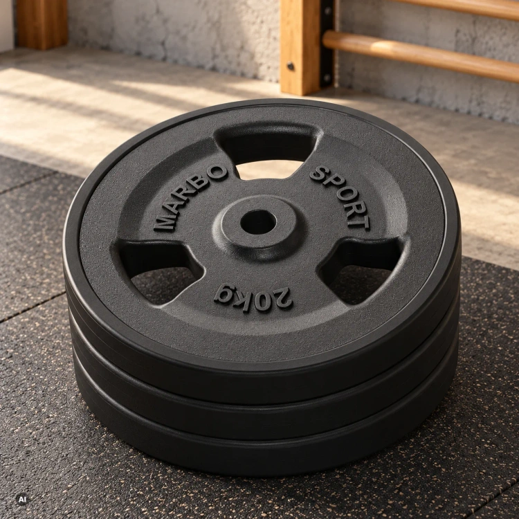 Obciążenie żeliwne gumowane 20 kg MW-O20G-kier - Marbo Sport