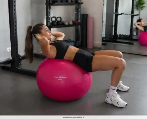Piłka gimnastyczna Anti-Burst 65 cm różowa Marbo Sport