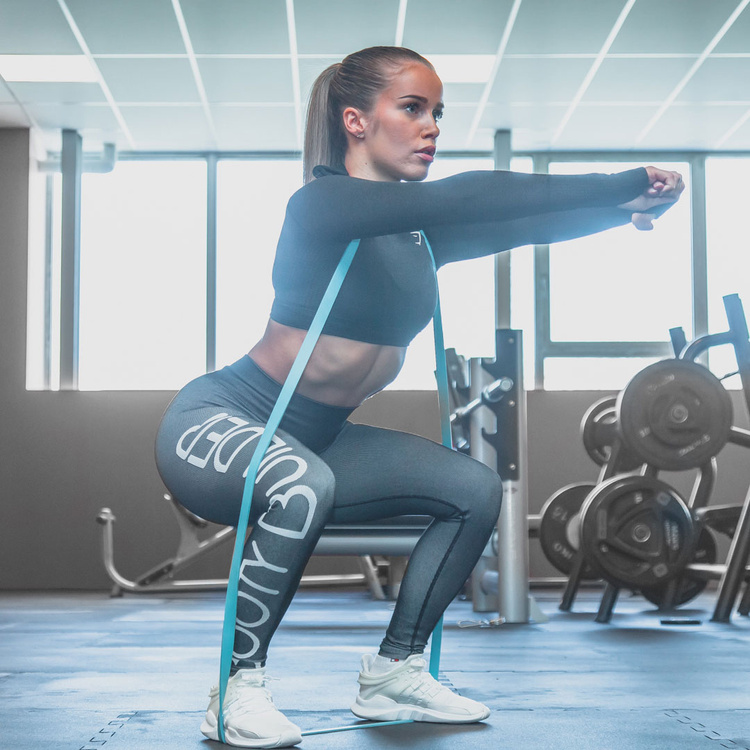 Guma oporowa Power Band TURQUISE - Booty Builder