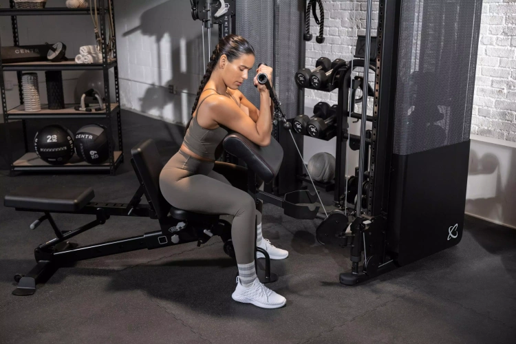 Brama Funkcjonalna FT2 PRO z Ławką FID7.1 (Zestaw) Inspire Fitness by Centr