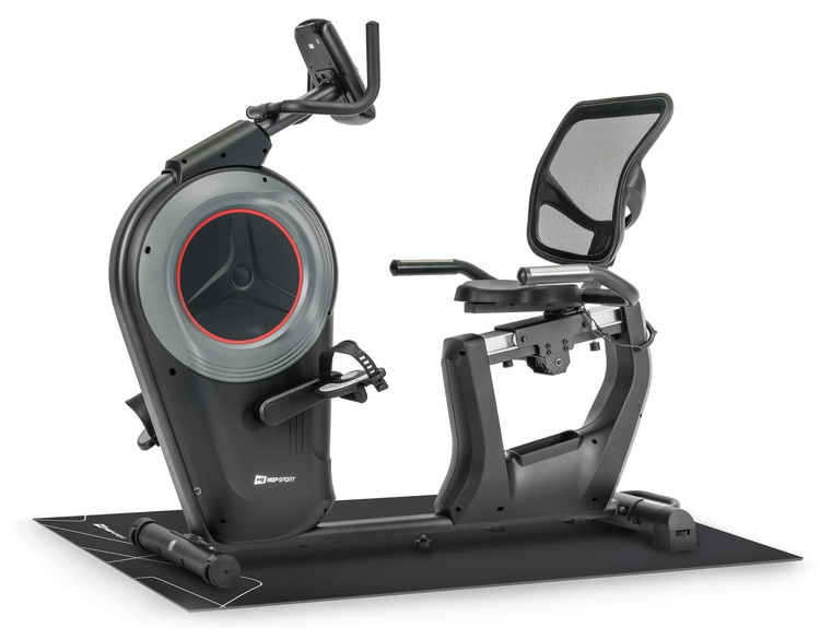 Rower poziomy HS-100L Edge iConsole z matą - Hop Sport