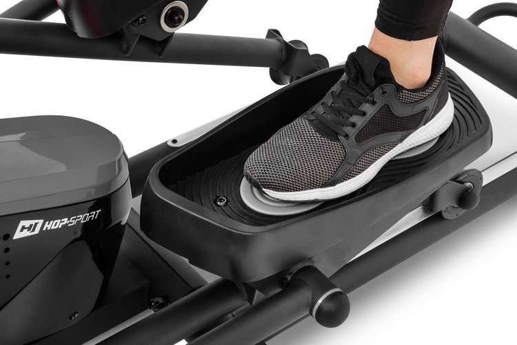 Elektryczno-magnetyczny orbitrek HS-070C Buzz srebrny - Hop Sport