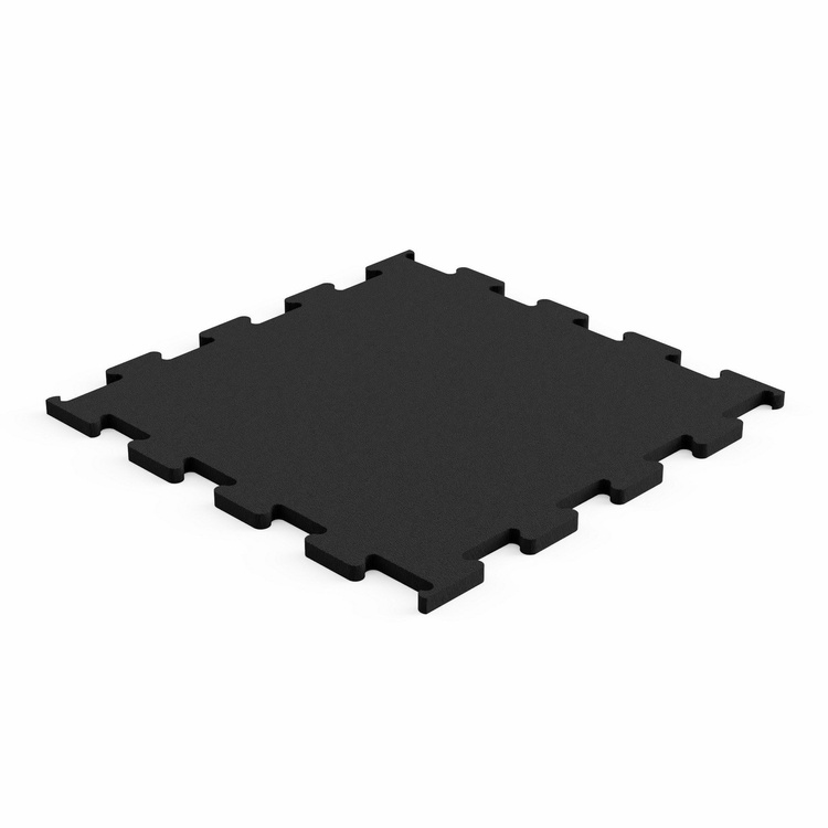 Profesjonalna podłoga pod wolne ciężary puzzle czarna - Marbo Sport