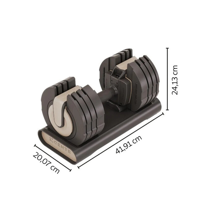 Hantel Regulowany The Centr Smart Stack 1 szt (5-50CADB)