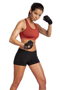 Rękawice treningowe siatka/skóra SW 83 - Body Sculpture