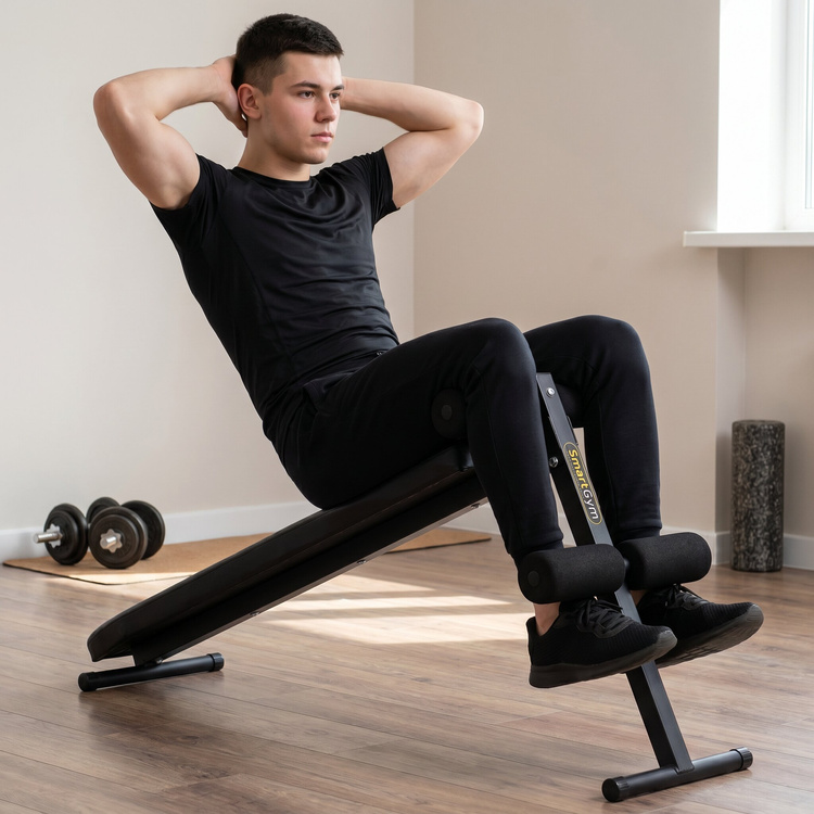 Ławka skośna do brzuszków SG-15 - SmartGym Fitness Accessories