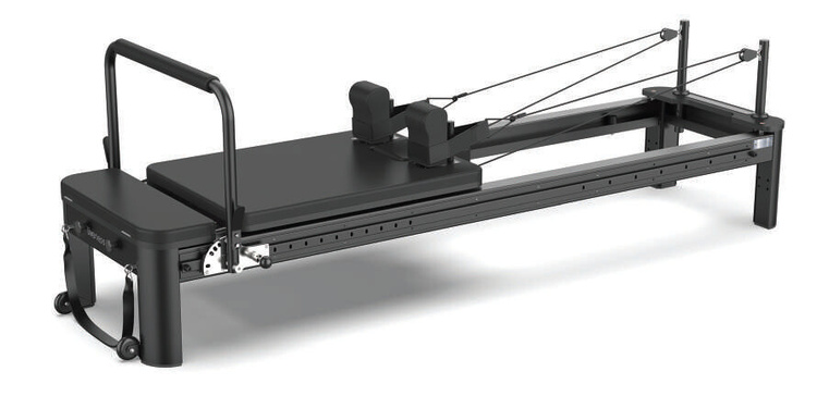 Reformer do Pilatesu PTX8000 Aluminiowy (Full Track) Toorx Liveness – Łóżko do Pilatesu Black Pearl (PTX-8000BP)
