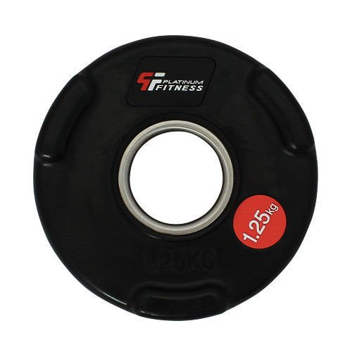 Obciążenie olimpijskie 1,25 kg gumowane - Platinum Fitness