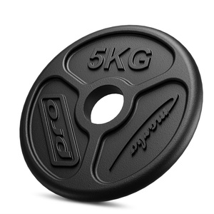 Zestaw 55kg | Gryf olimpijski 180cm + gryf olimpijski lekko łamany 120cm + obciążenia olimpijskie  4x5kg, 2x2,5kg, 4x1,25kg - Marbo Sport