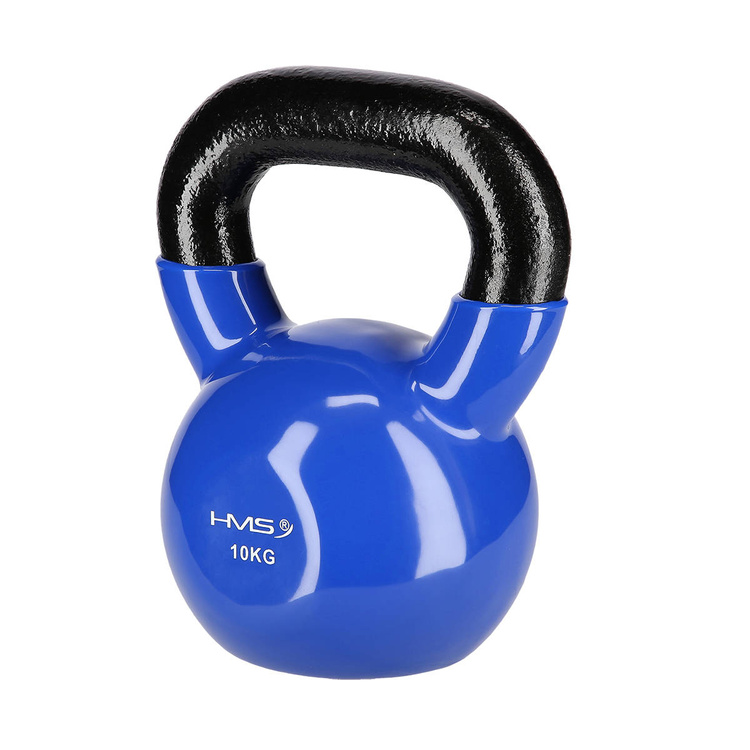 Hantla winylowa żeliwna kettlebell 10 kg - HMS